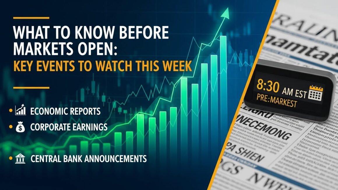 What to Know Before Markets Open: Key Events to Watch This Week