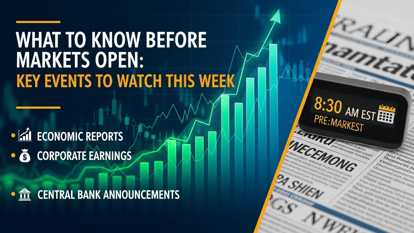 What to Know Before Markets Open: Key Events to Watch This Week